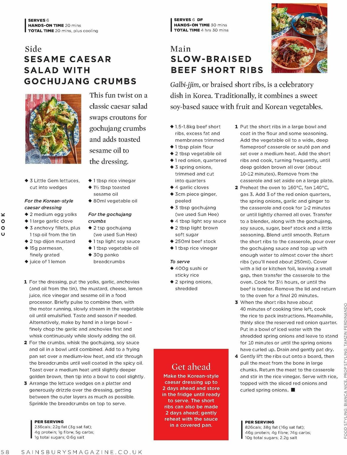 Sainsbury's Magazine May Offers from 1 May