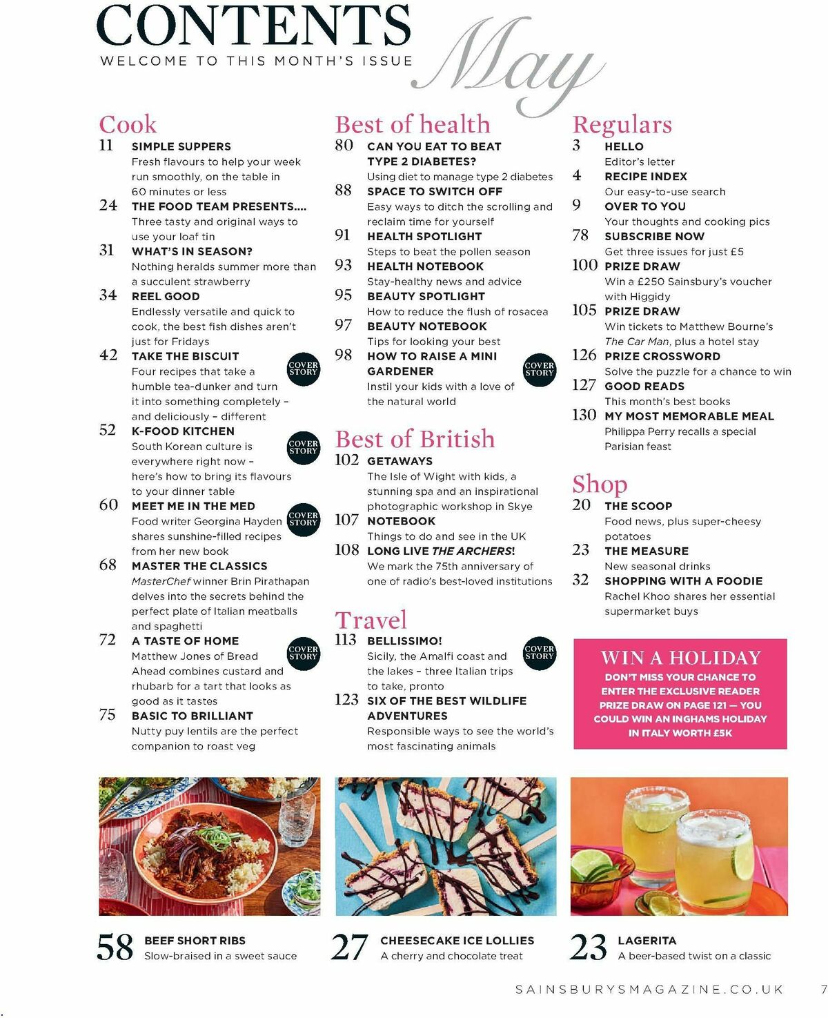 Sainsbury's Magazine May Offers from 1 May