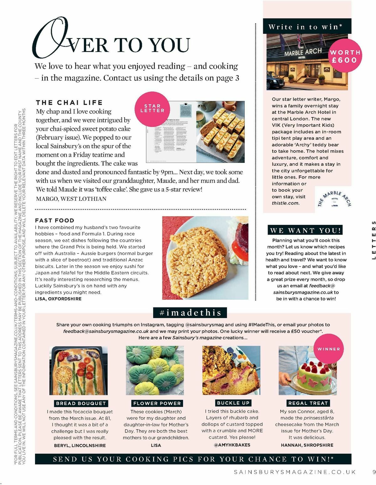 Sainsbury's Magazine May Offers from 1 May