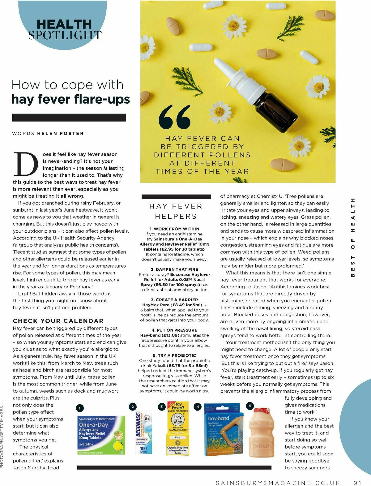 Sainsbury's Magazine May Offers from 1 May
