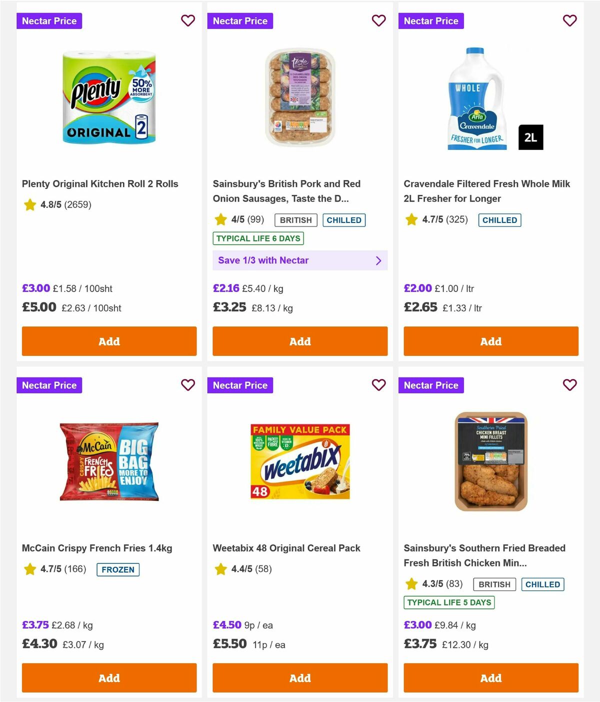 Sainsbury's Offers from 8 May
