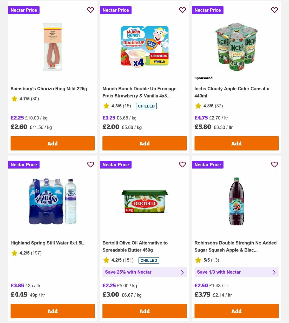 Sainsbury's Offers from 8 May