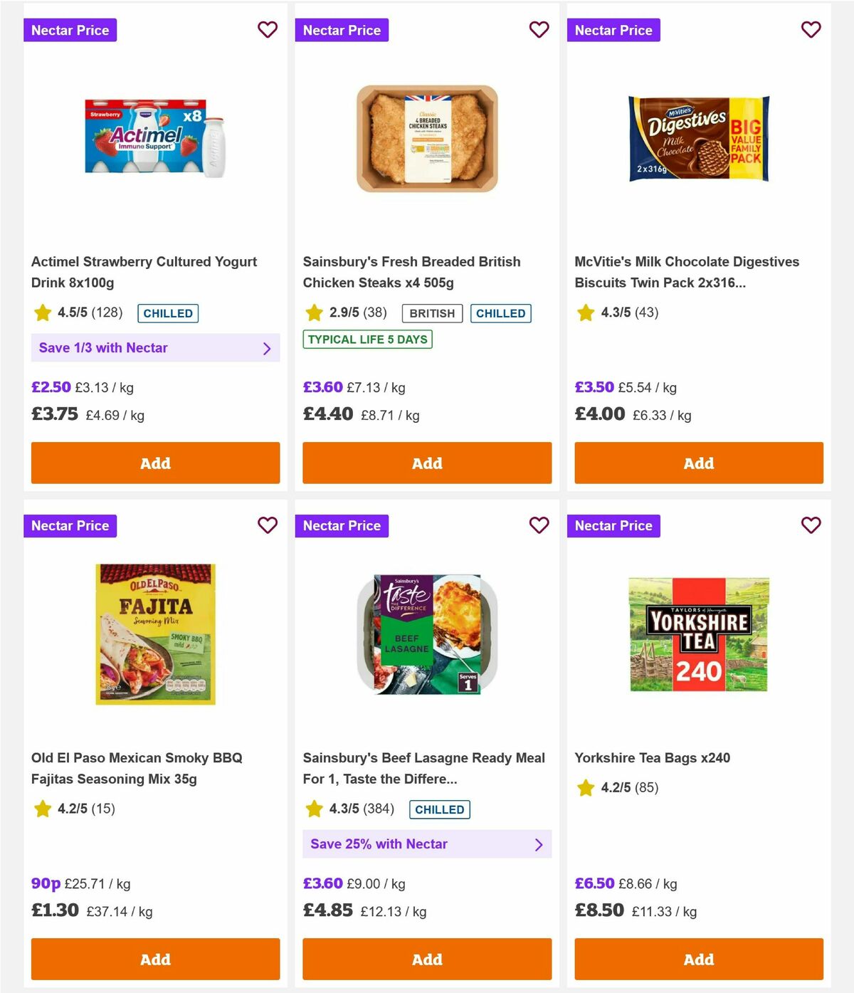 Sainsbury's Offers from 8 May