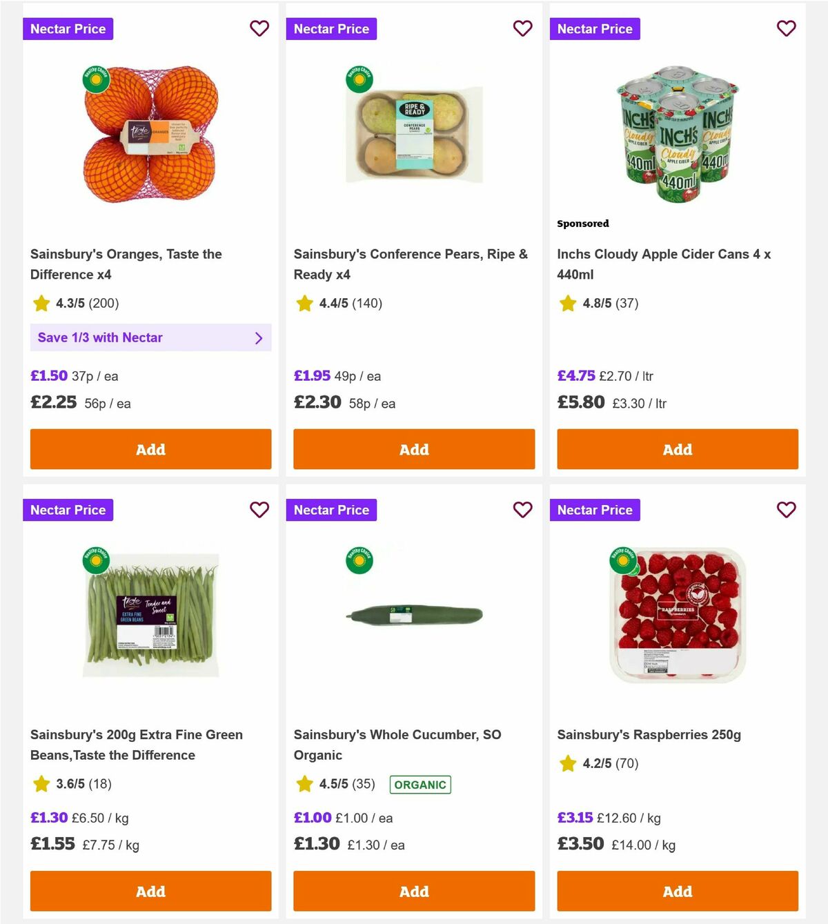 Sainsbury's Offers from 8 May