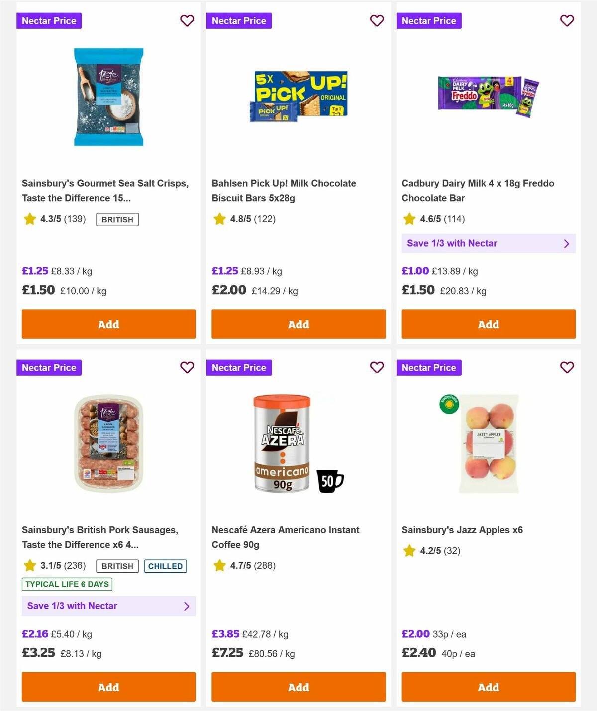 Sainsbury's Offers from 15 May