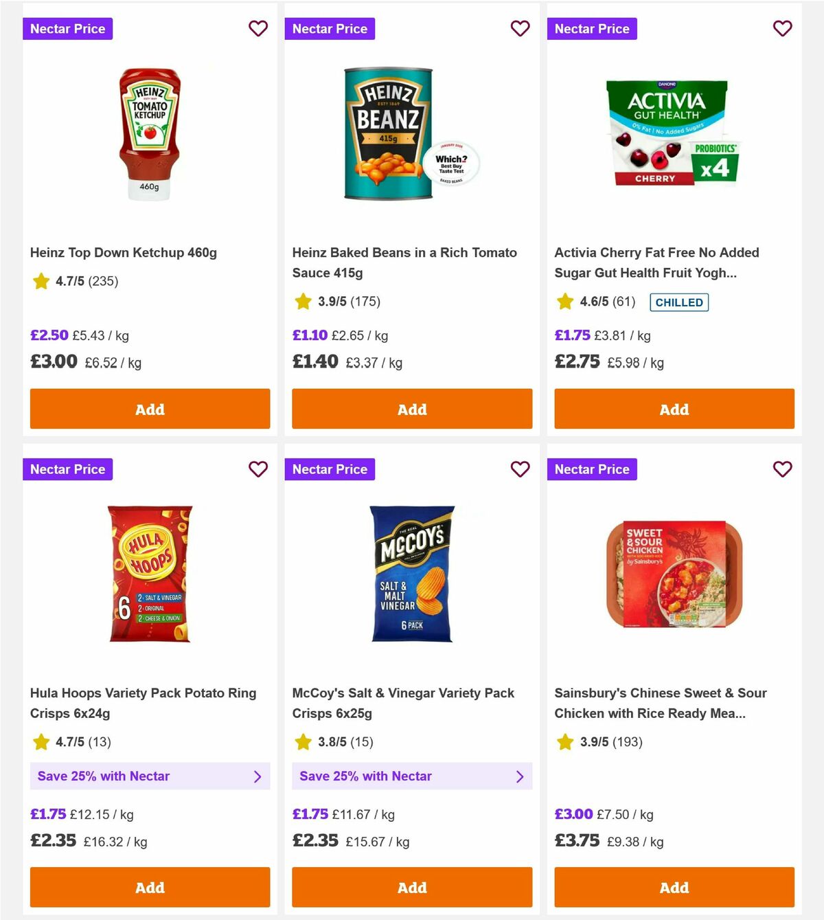 Sainsbury's Offers from 22 May