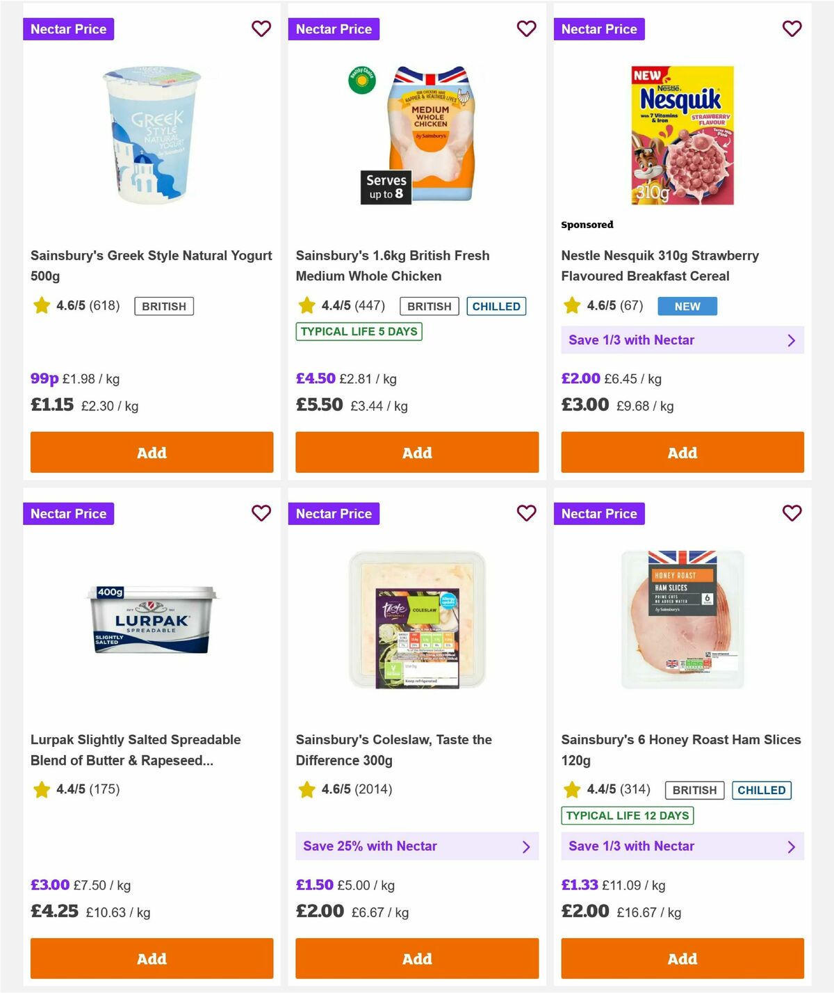 Sainsbury's Offers from 22 May
