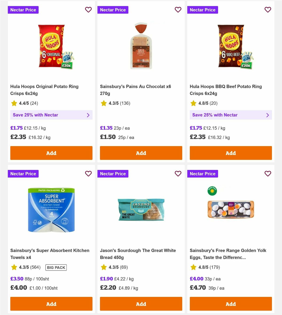 Sainsbury's Offers from 22 May