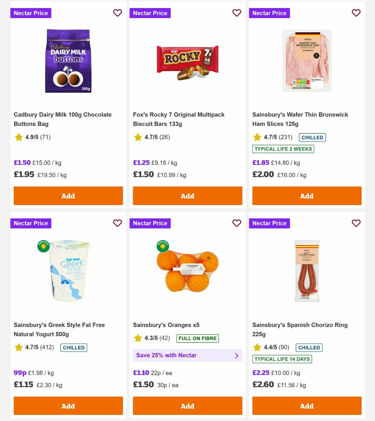 Sainsbury's Offers from 22 May