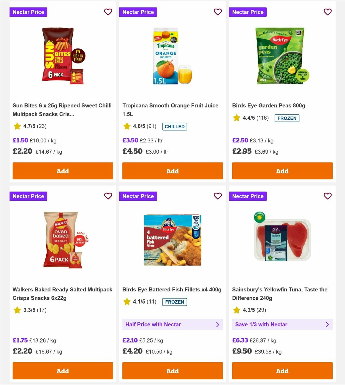Sainsbury's Offers from 29 May
