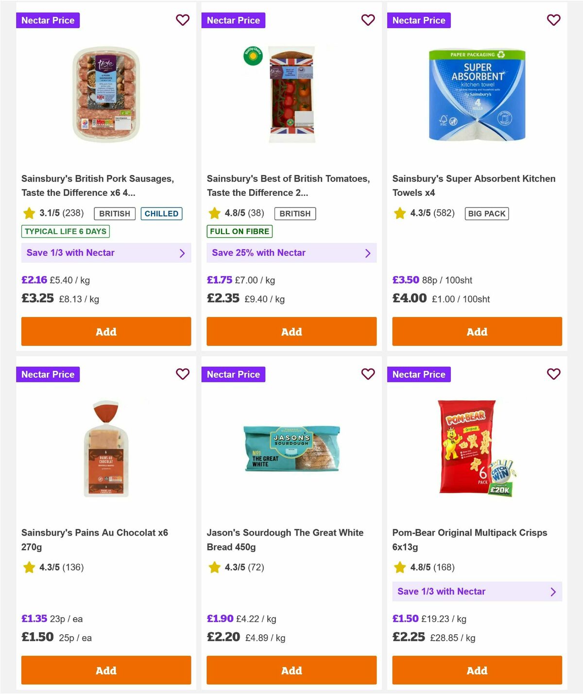 Sainsbury's Offers from 29 May