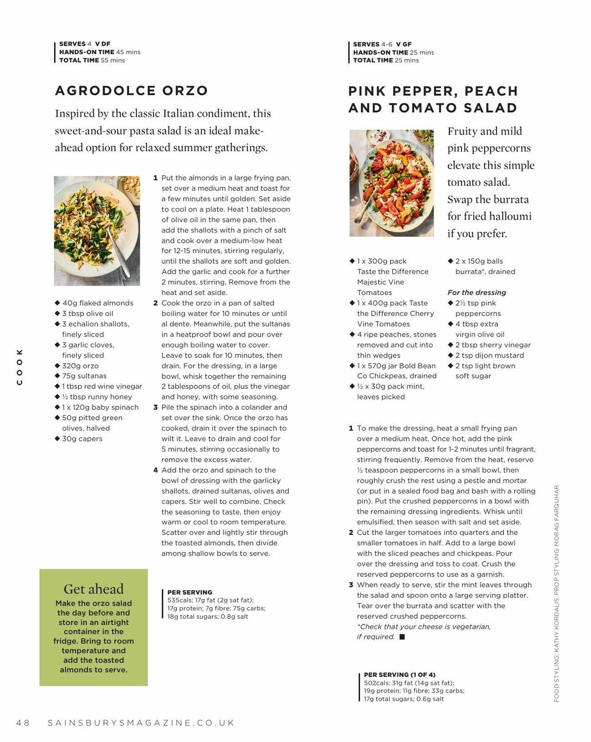 Sainsbury's Magazine June Offers from 1 June