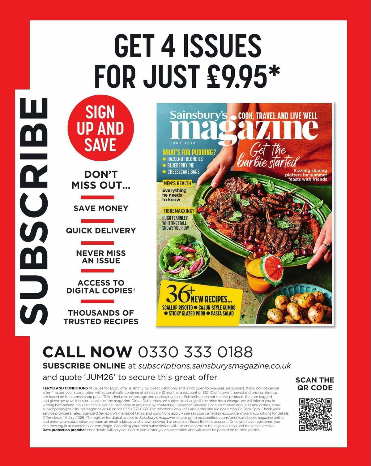 Sainsbury's Magazine June Offers from 1 June