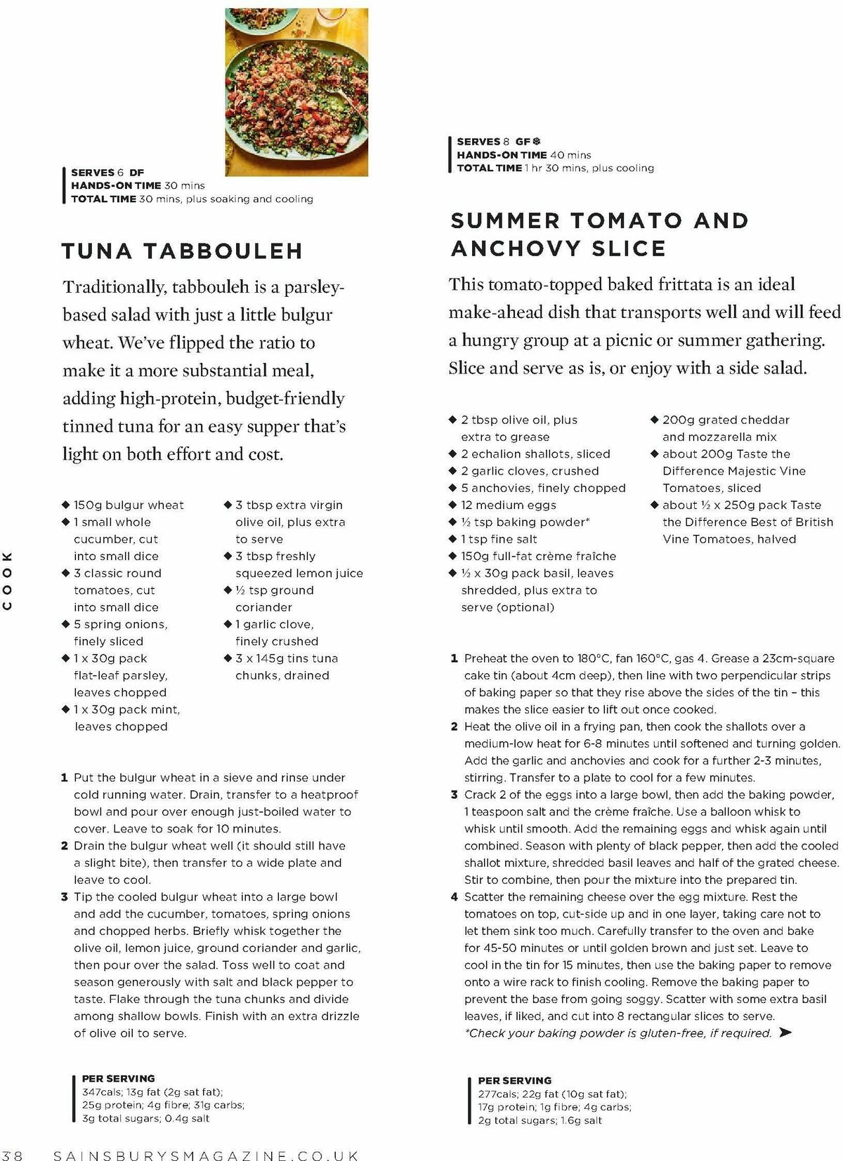 Sainsbury's Magazine July Offers from 1 July