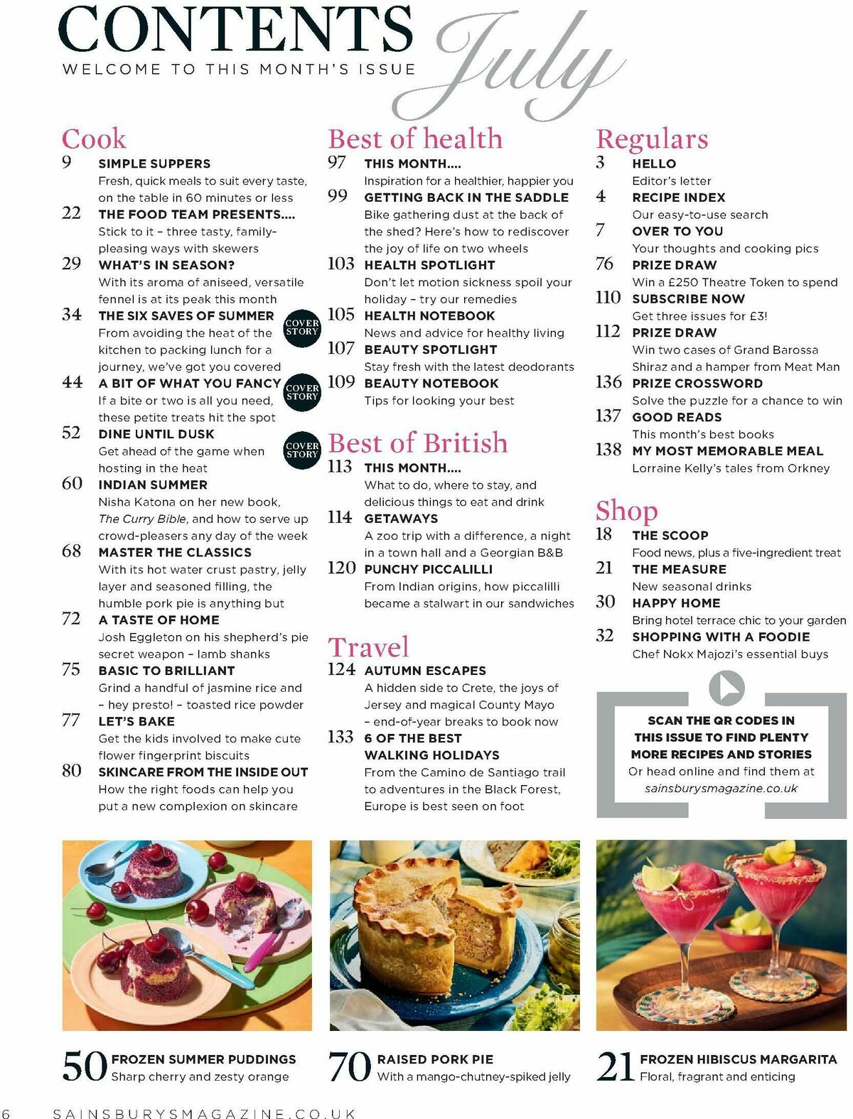 Sainsbury's Magazine July Offers from 1 July