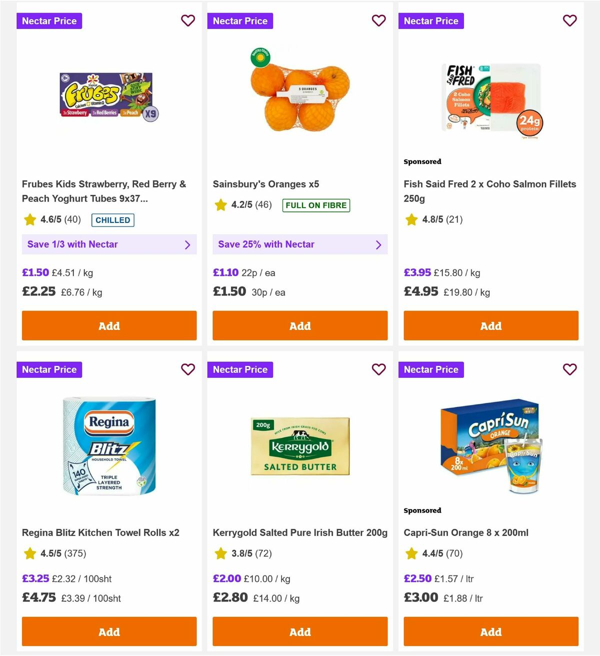 Sainsbury's Offers from 10 July