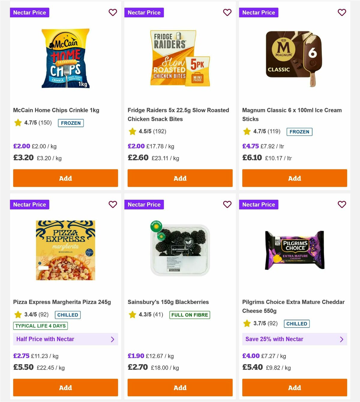 Sainsbury's Offers from 10 July