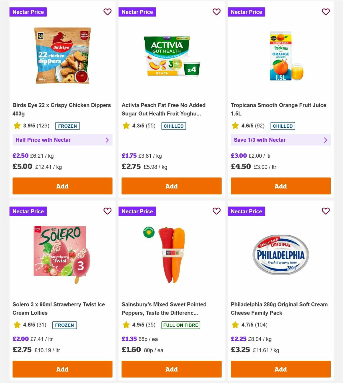Sainsbury's Offers from 10 July