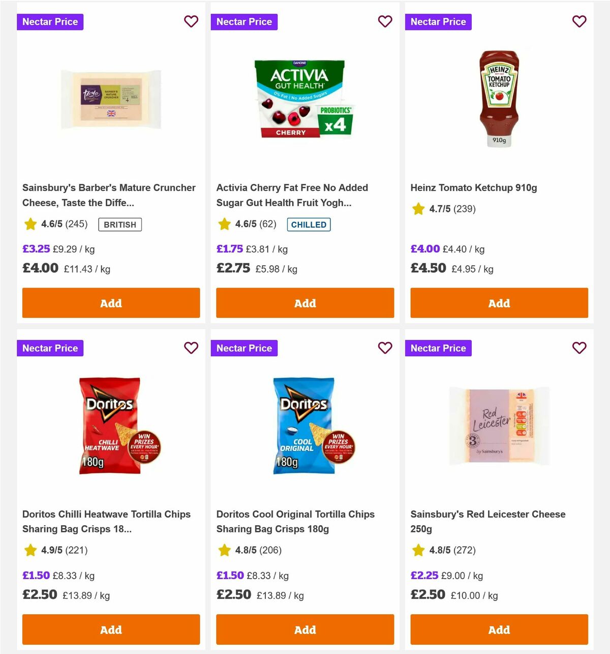 Sainsbury's Offers from 10 July