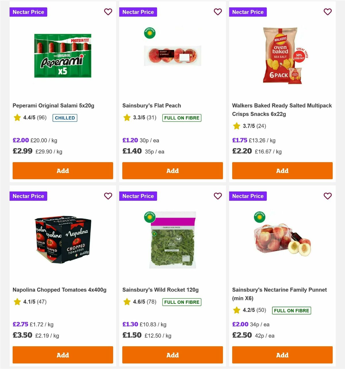 Sainsbury's Offers from 10 July