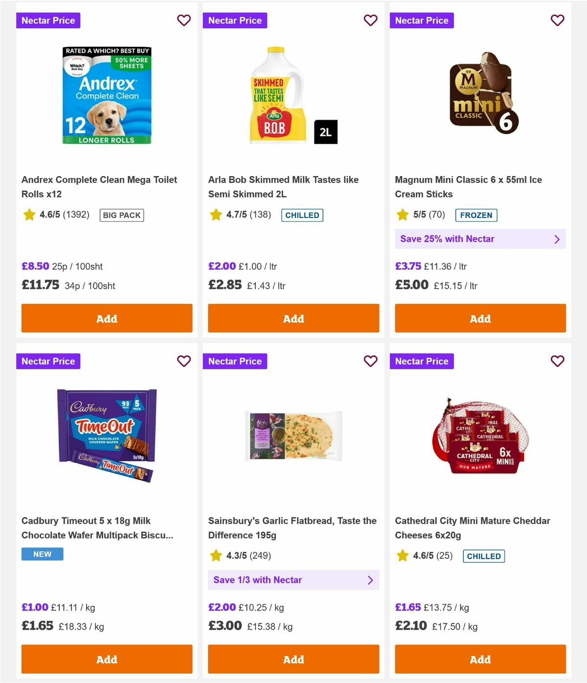 Sainsbury's Offers from 10 July