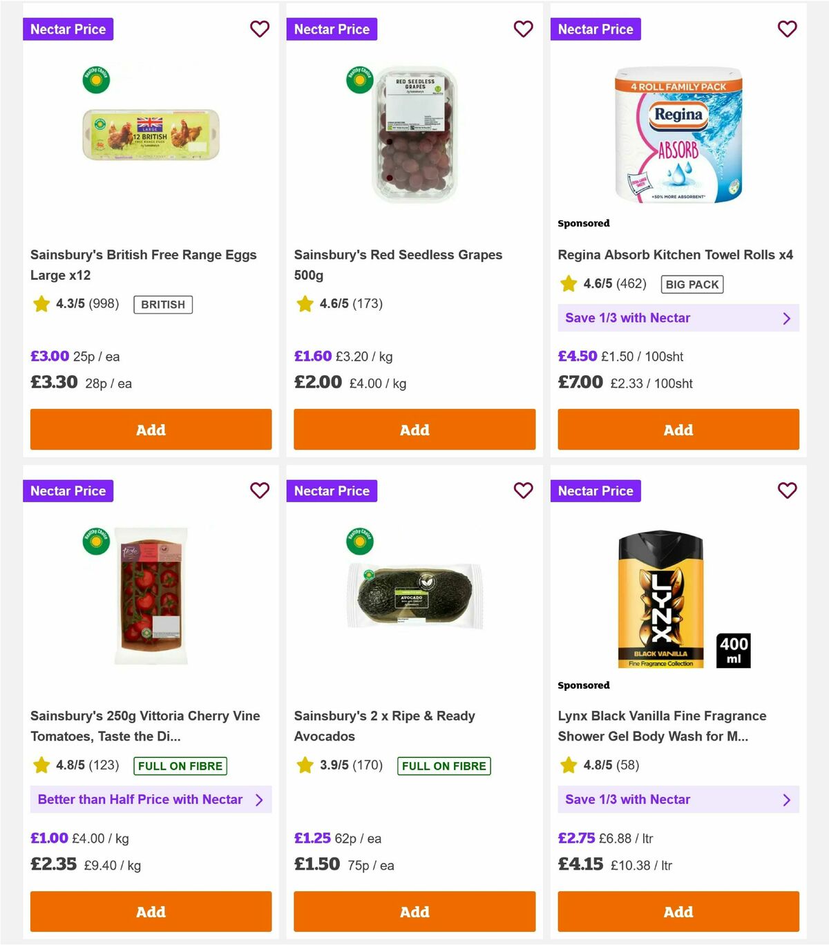 Sainsbury's Offers from 10 July