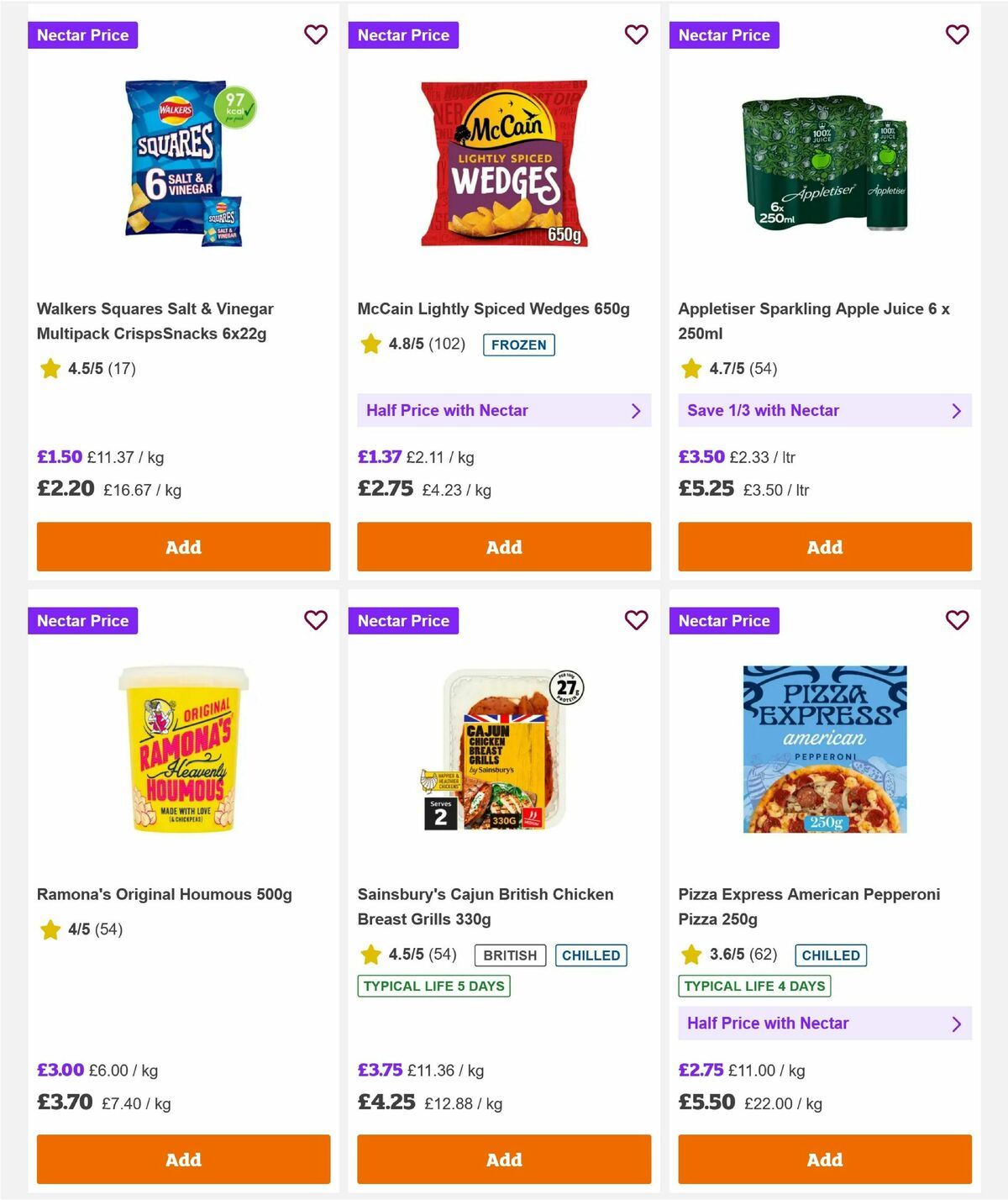 Sainsbury's Offers from 10 July