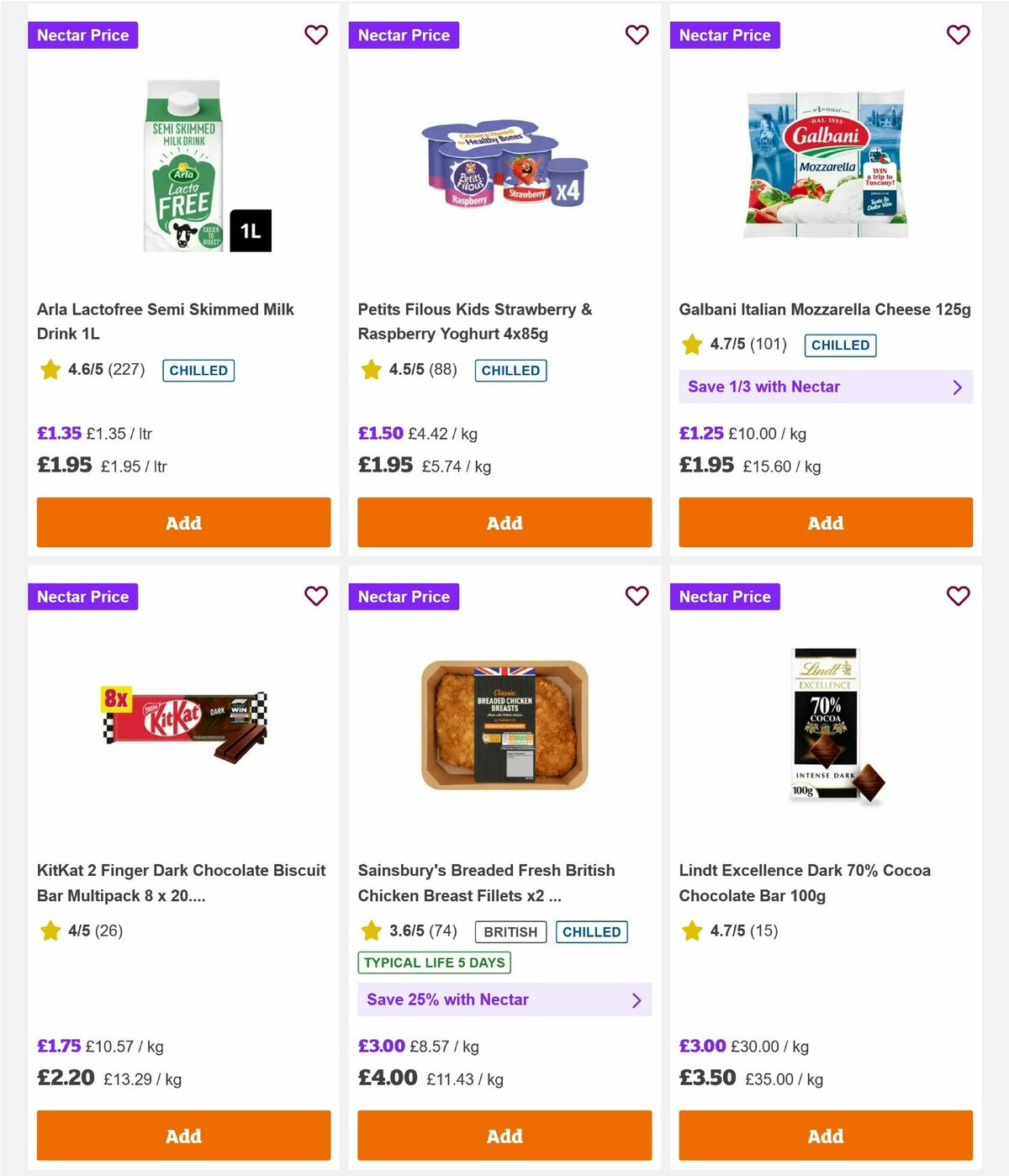 Sainsbury's Offers from 10 July