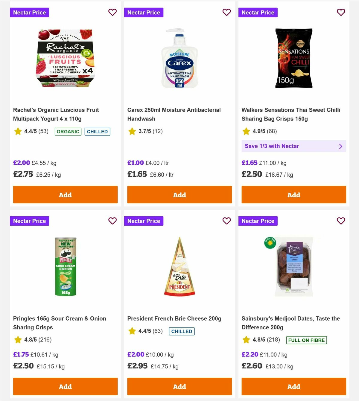 Sainsbury's Offers from 10 July