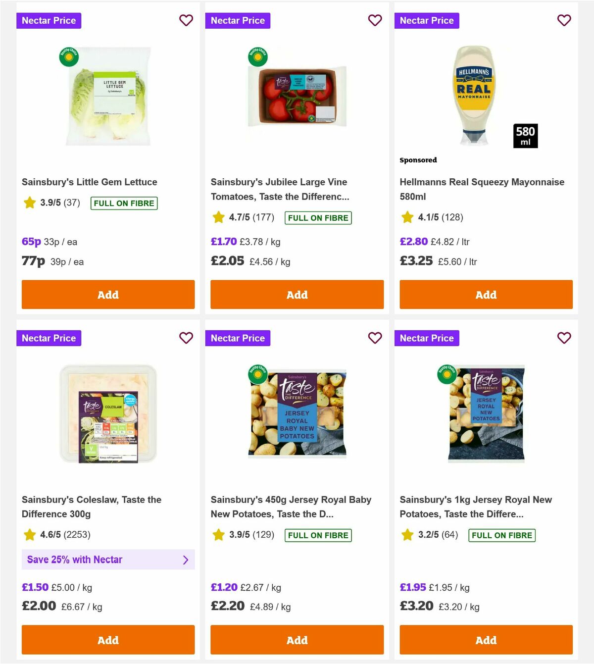 Sainsbury's Offers from 10 July