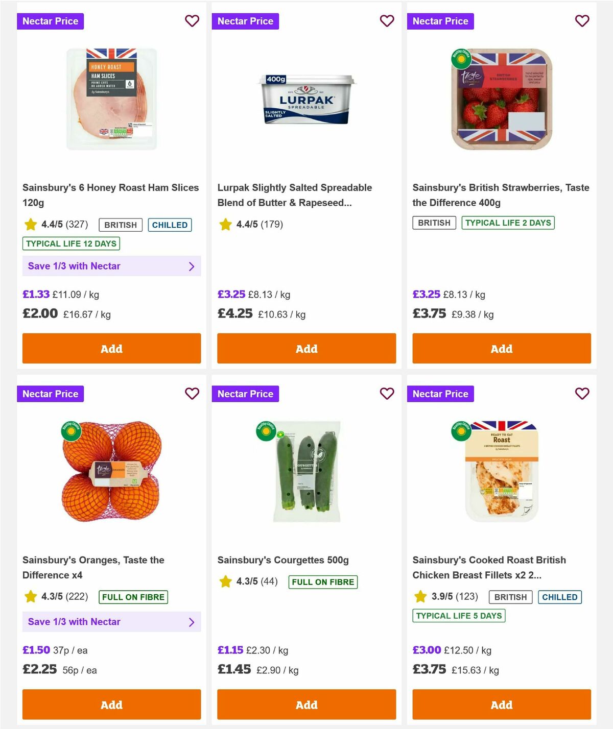 Sainsbury's Offers from 10 July