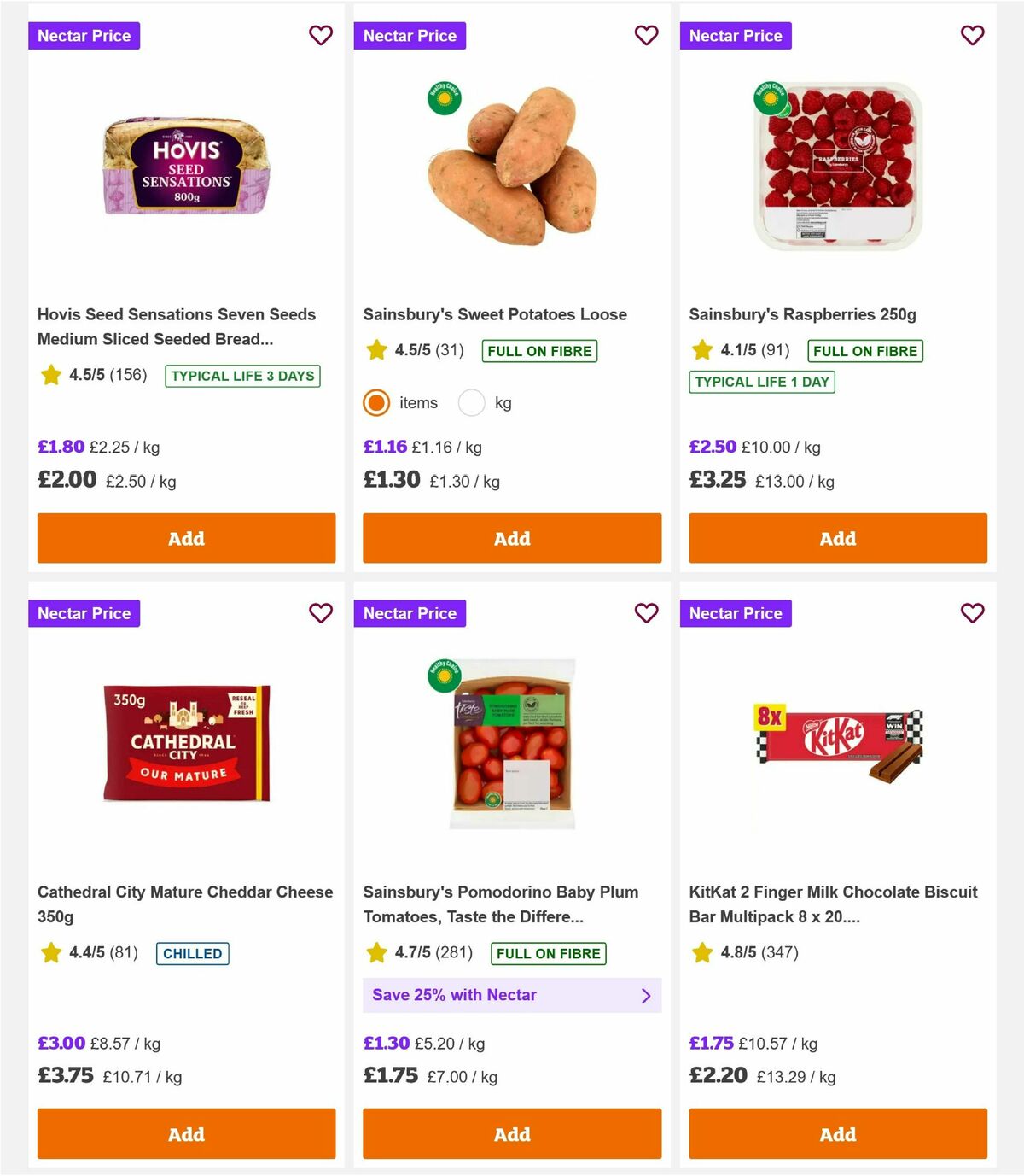 Sainsbury's Offers from 10 July