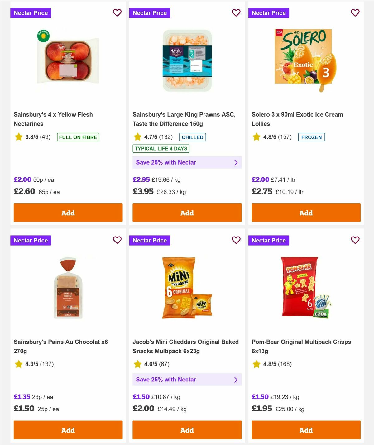 Sainsbury's Offers from 10 July