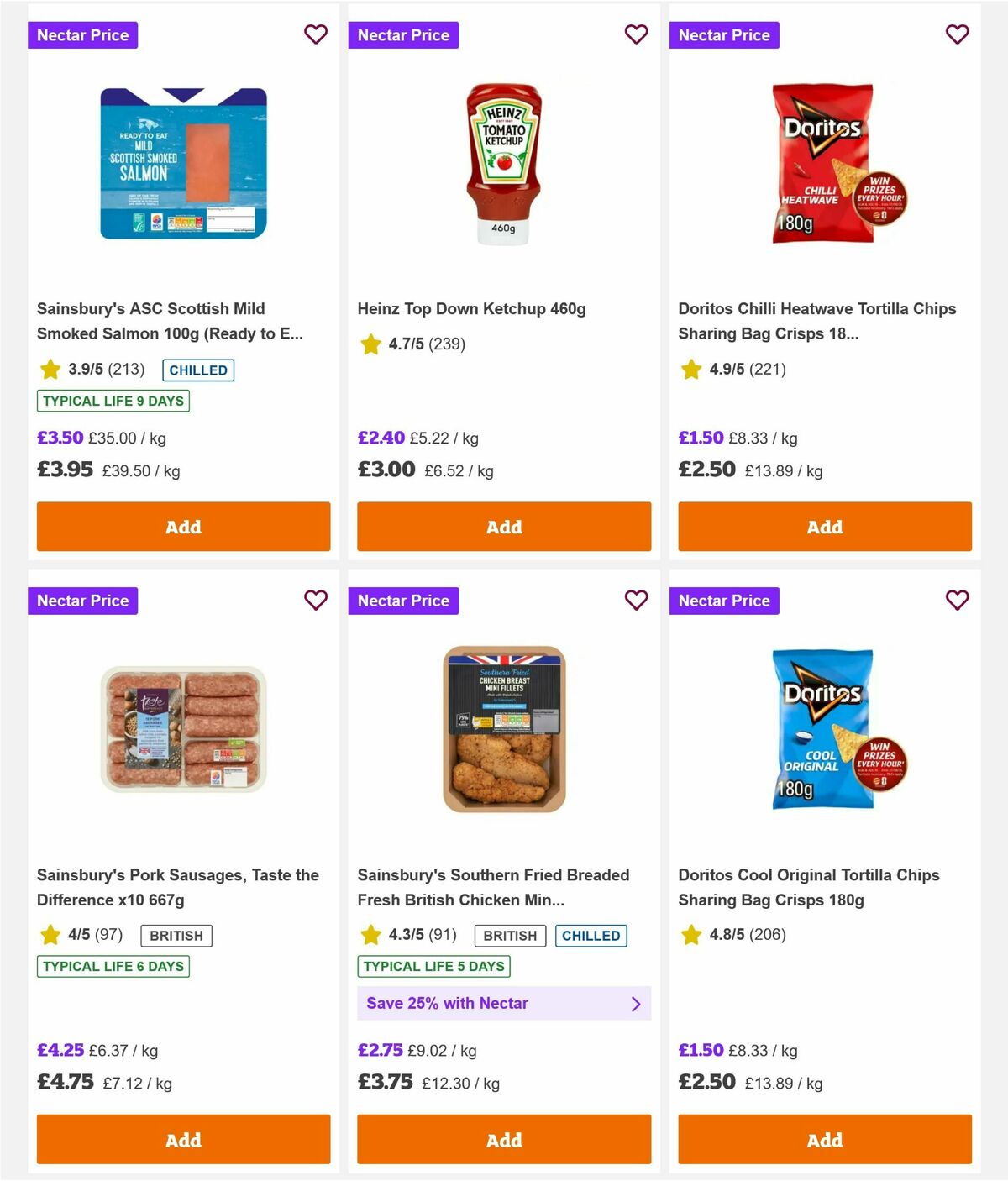 Sainsbury's Offers from 17 July