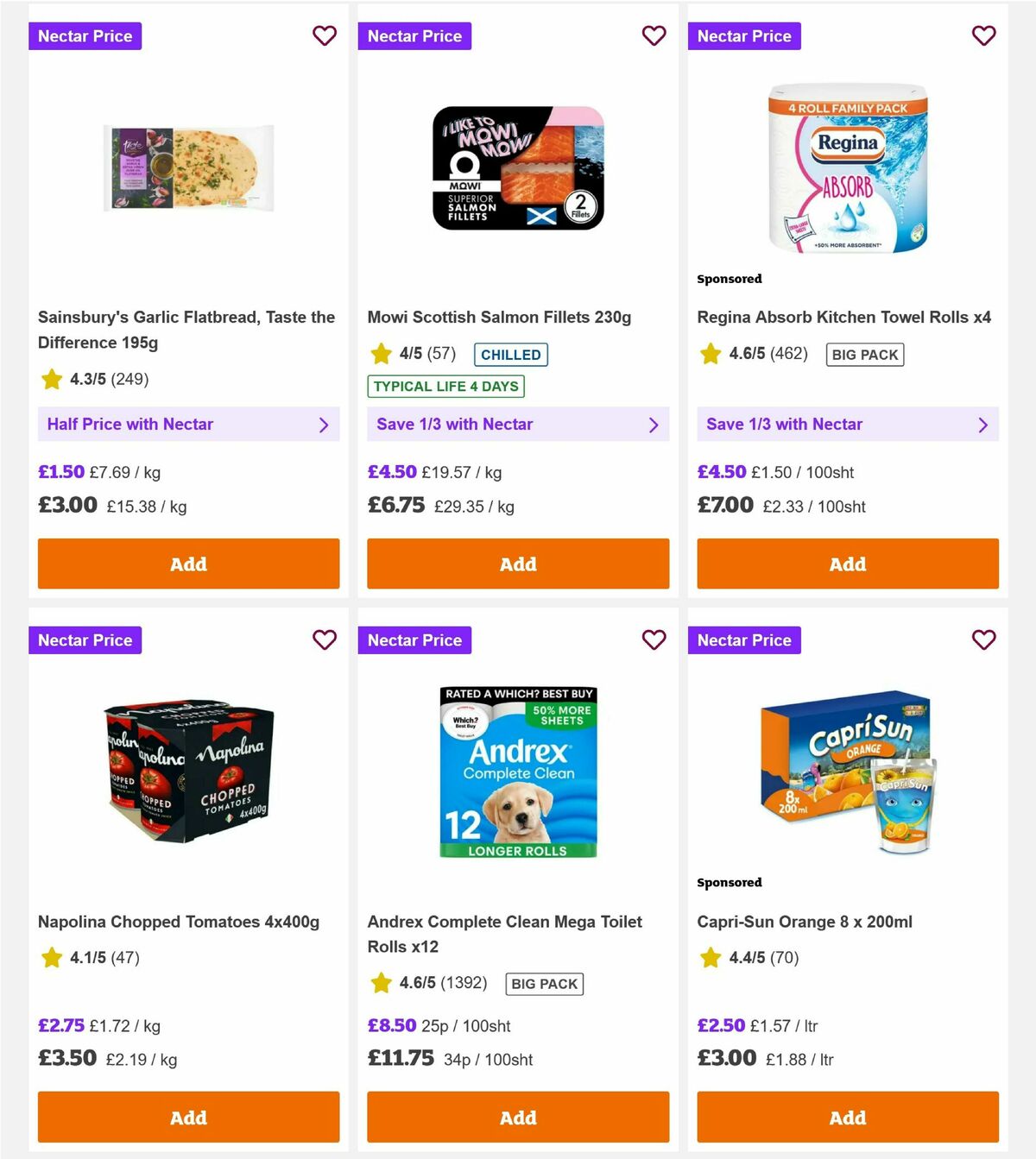 Sainsbury's Offers from 17 July