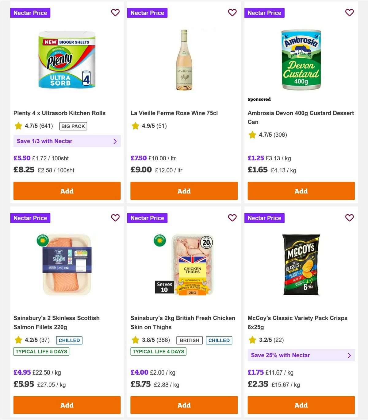 Sainsbury's Offers from 17 July