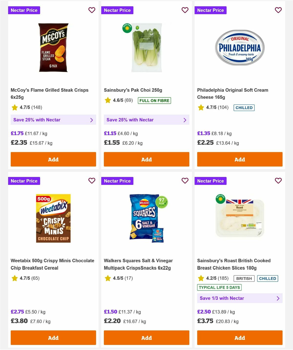 Sainsbury's Offers from 17 July