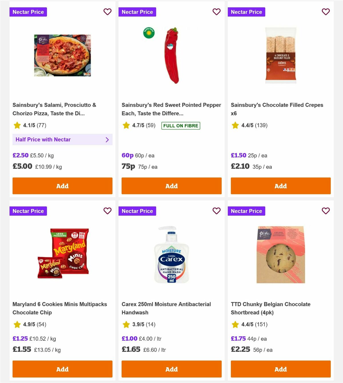 Sainsbury's Offers from 17 July