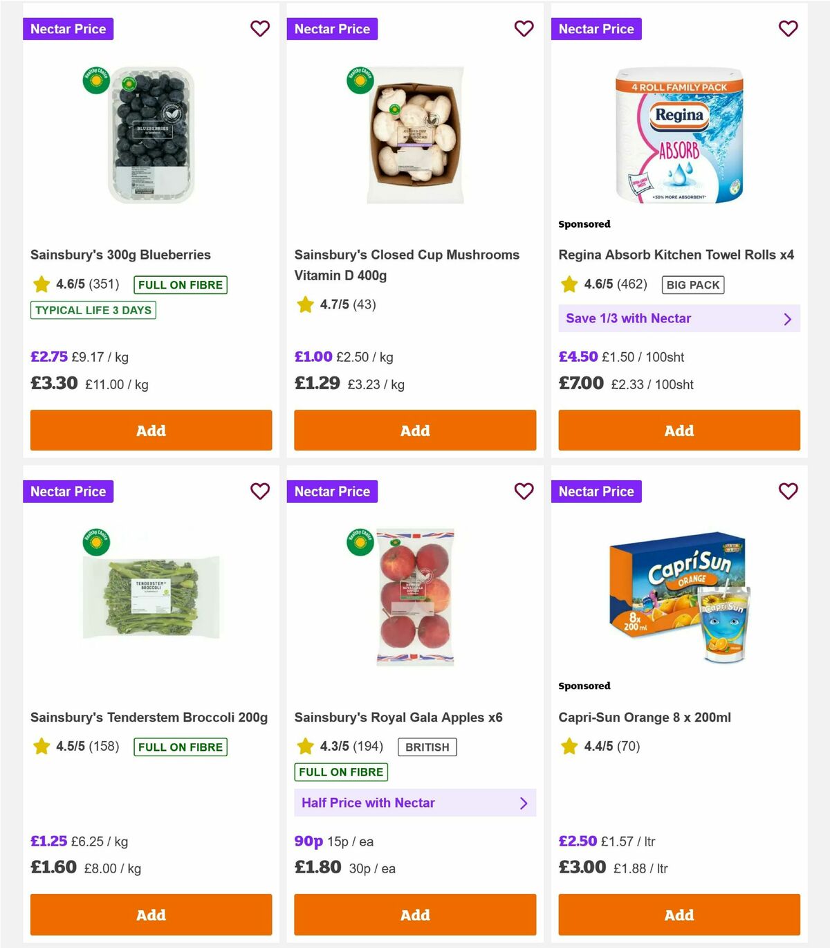 Sainsbury's Offers from 17 July