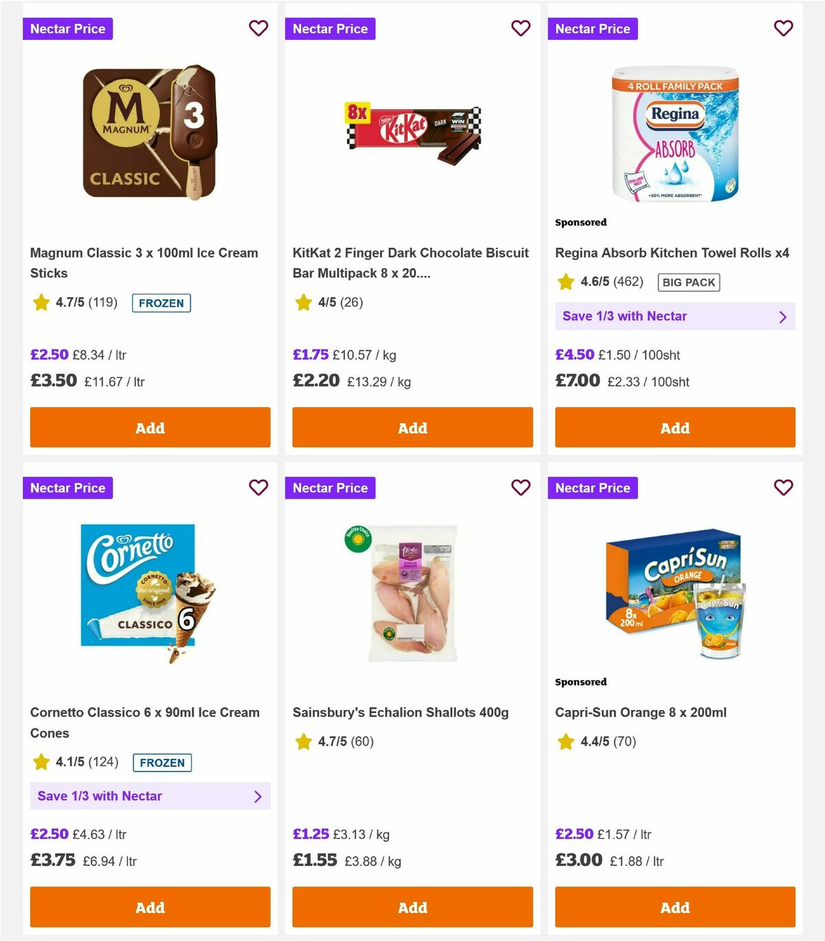 Sainsbury's Offers from 17 July