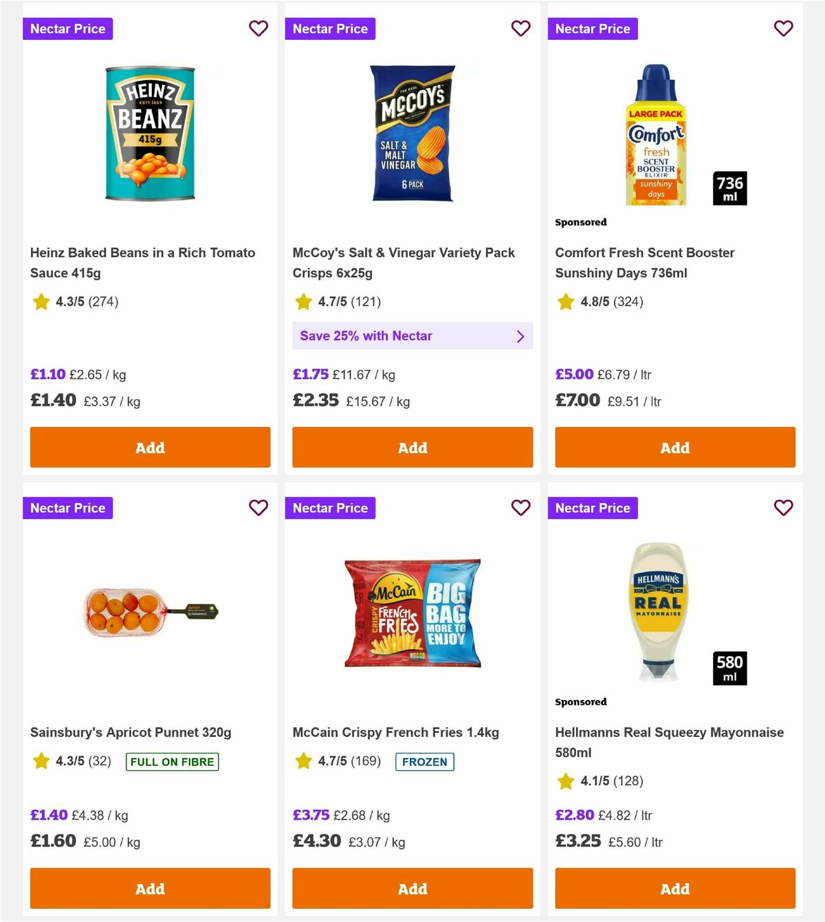 Sainsbury's Offers from 17 July