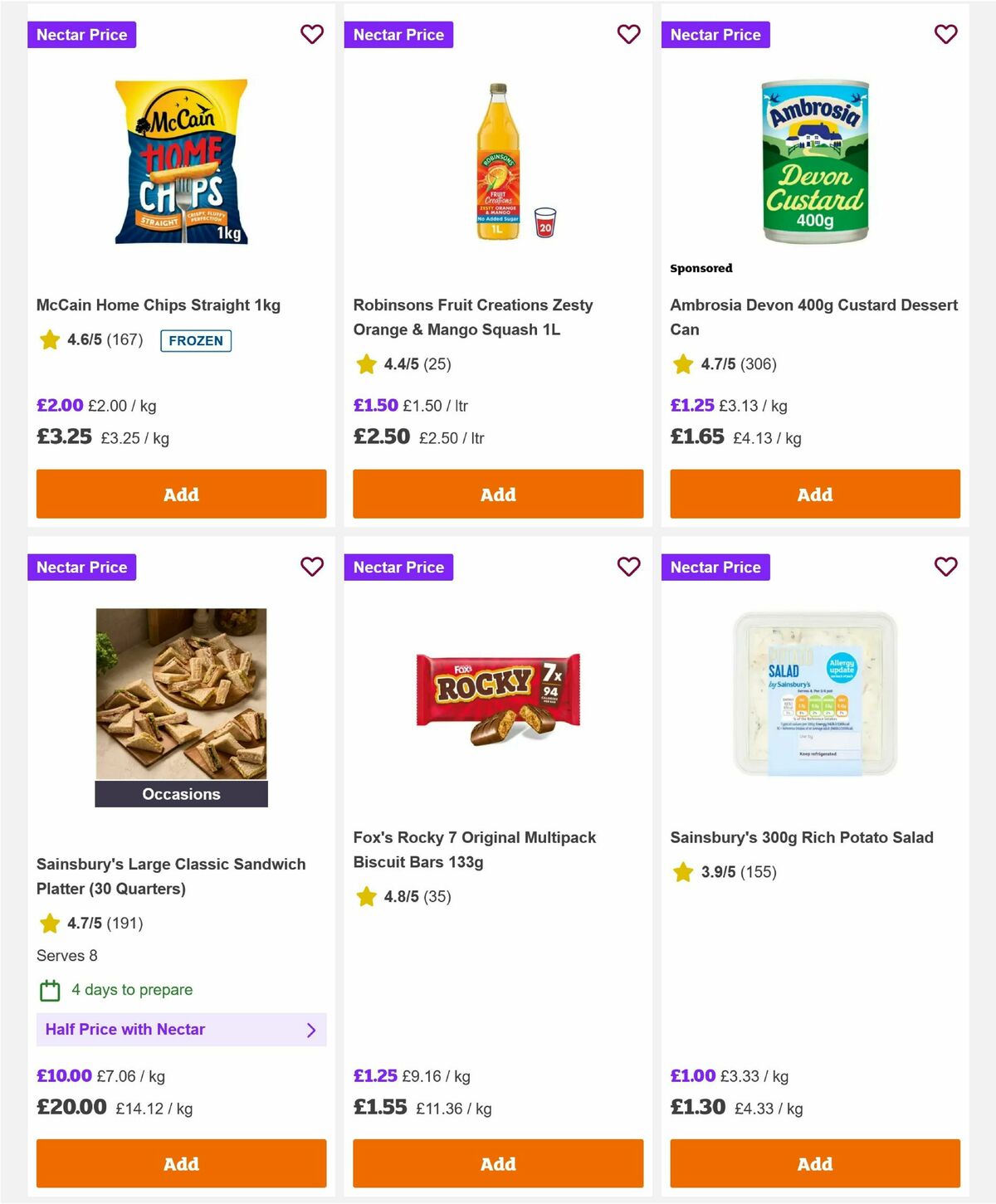 Sainsbury's Offers from 17 July