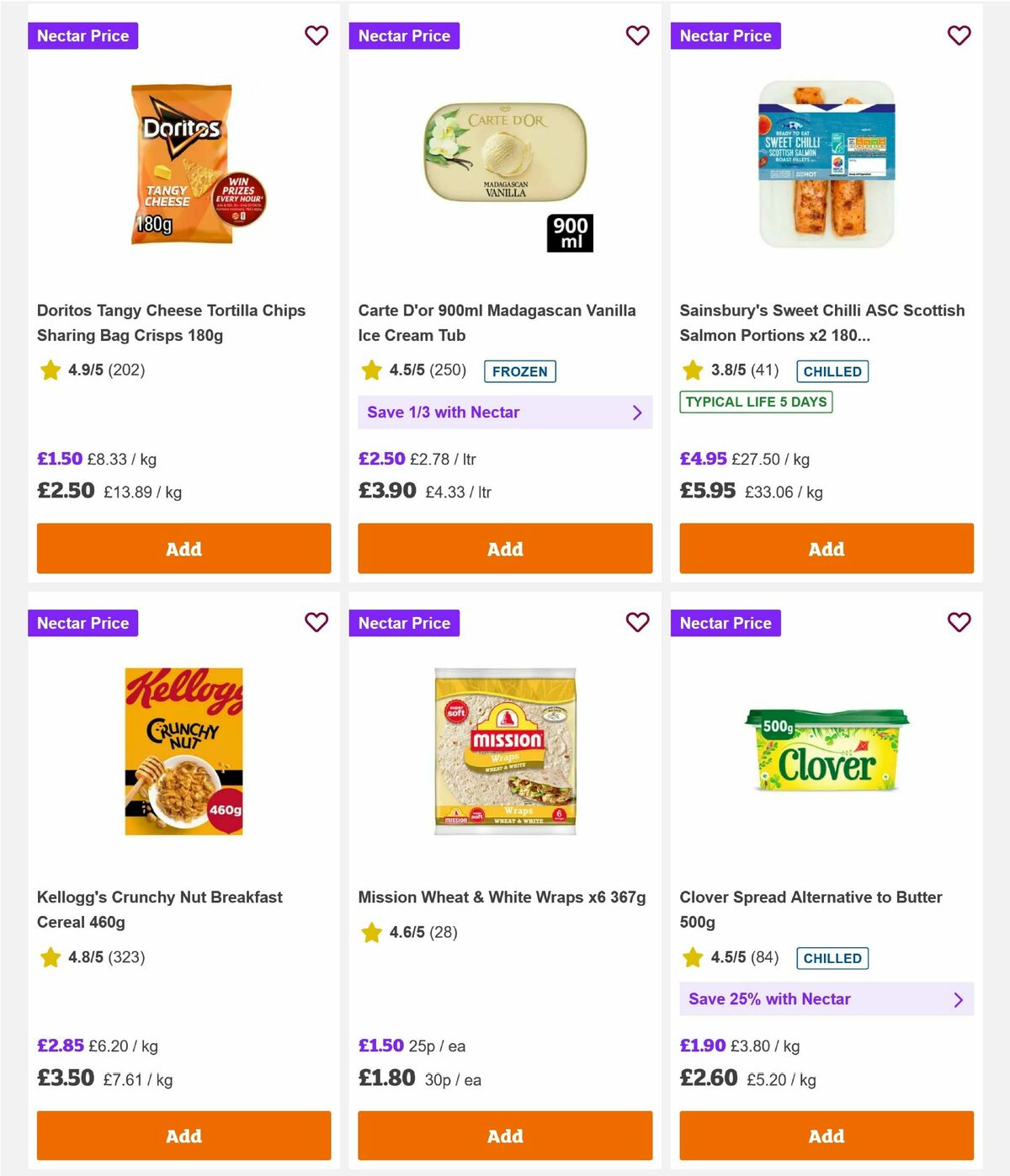 Sainsbury's Offers from 17 July