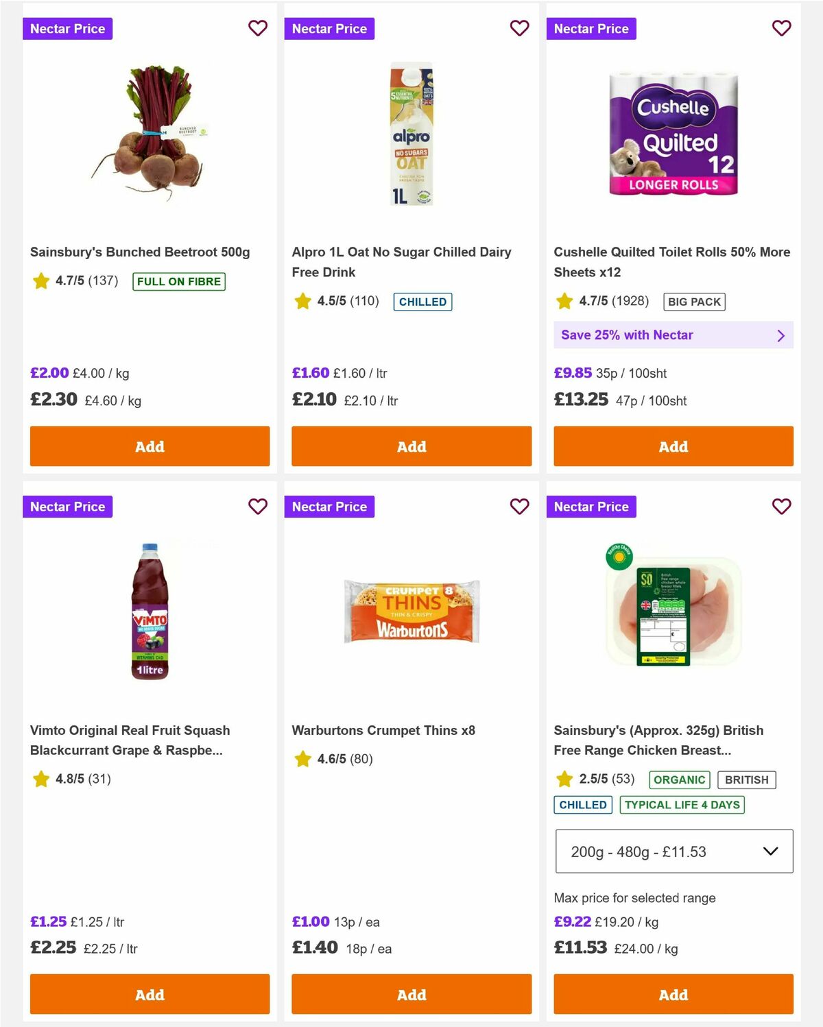 Sainsbury's Offers from 17 July