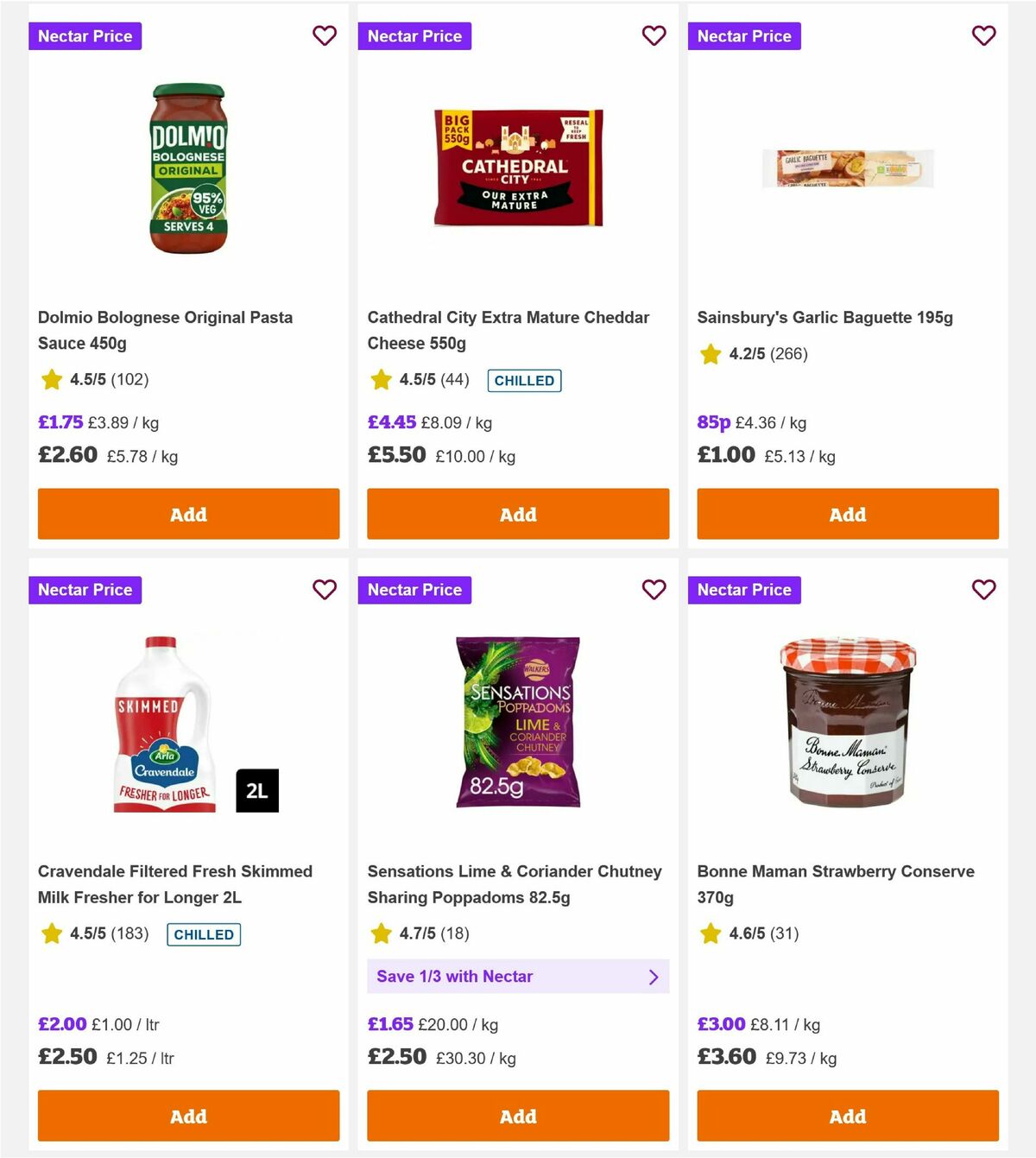 Sainsbury's Offers from 17 July