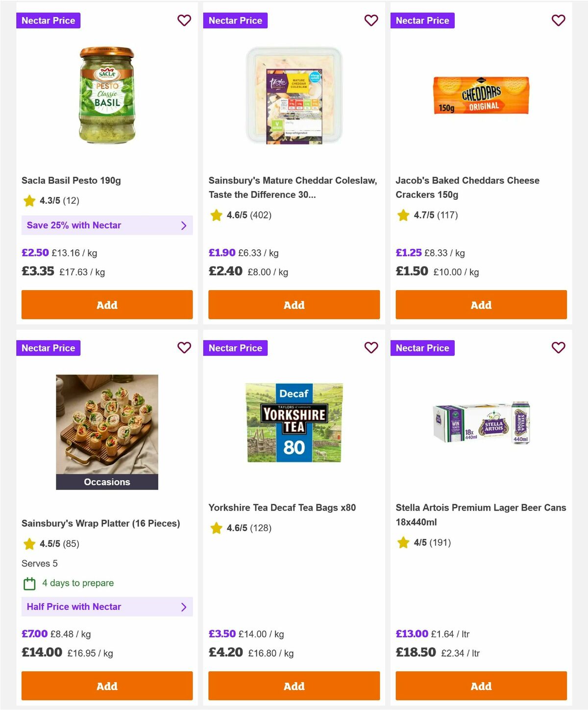 Sainsbury's Offers from 17 July