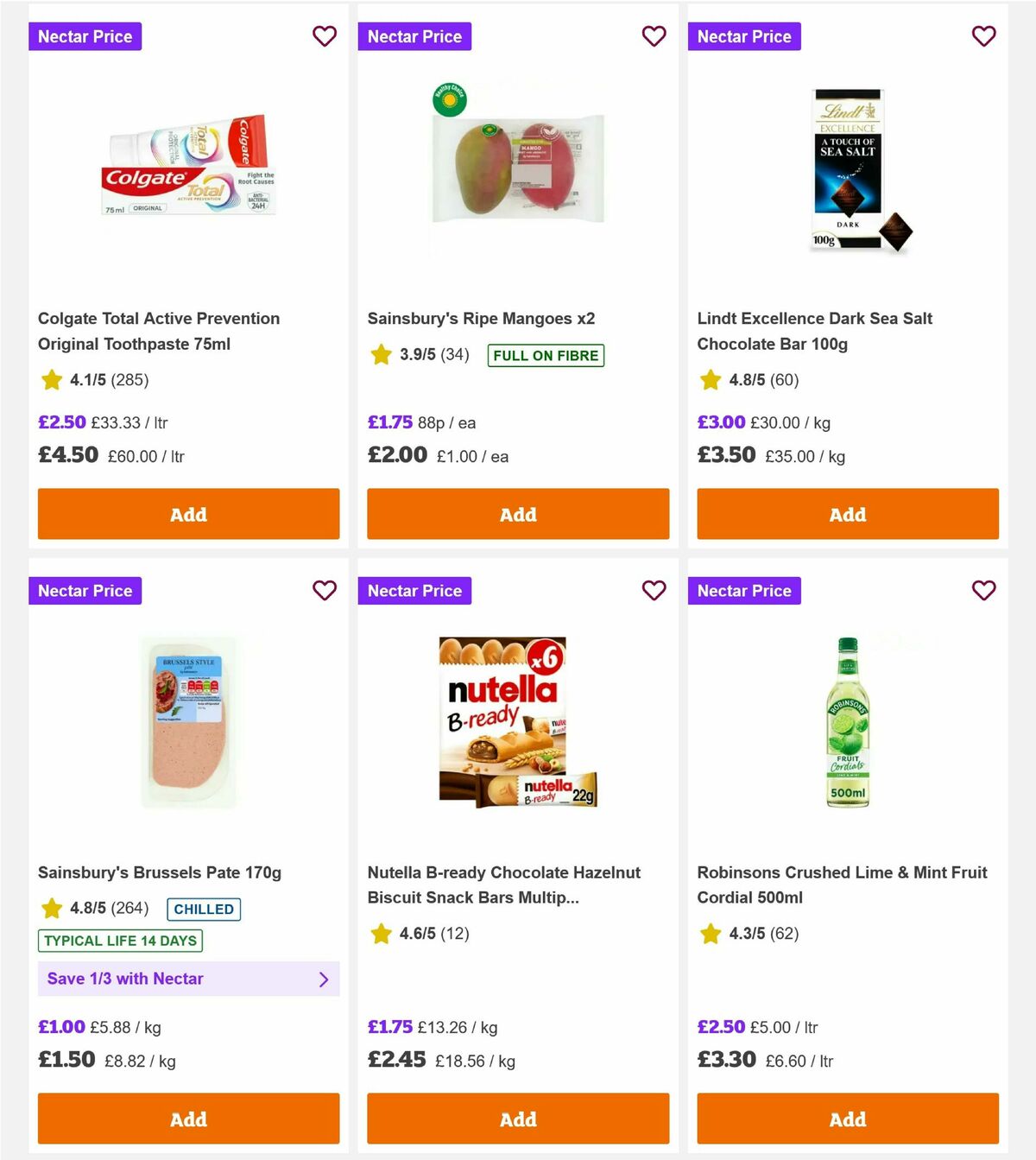 Sainsbury's Offers from 17 July