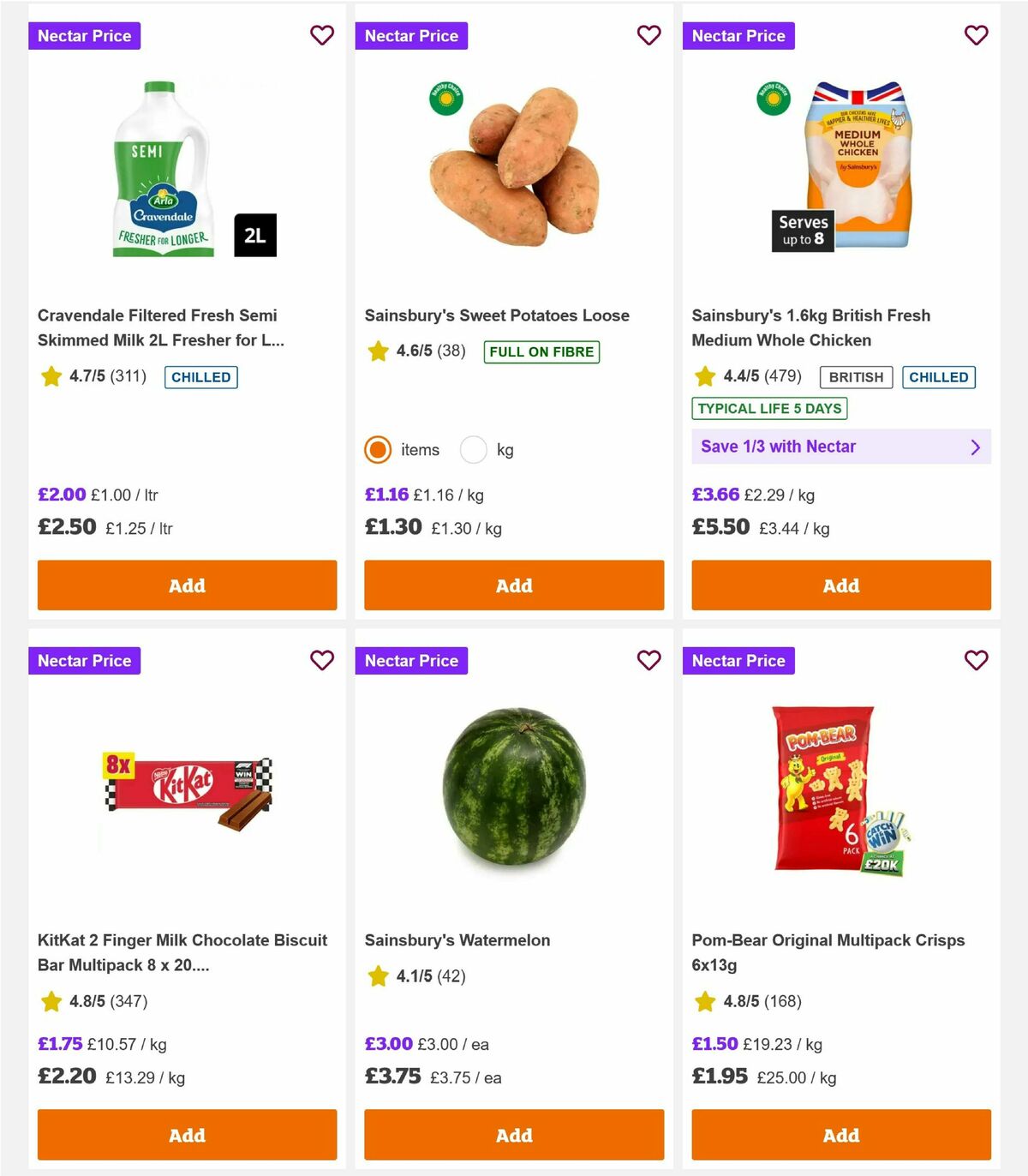 Sainsbury's Offers from 17 July