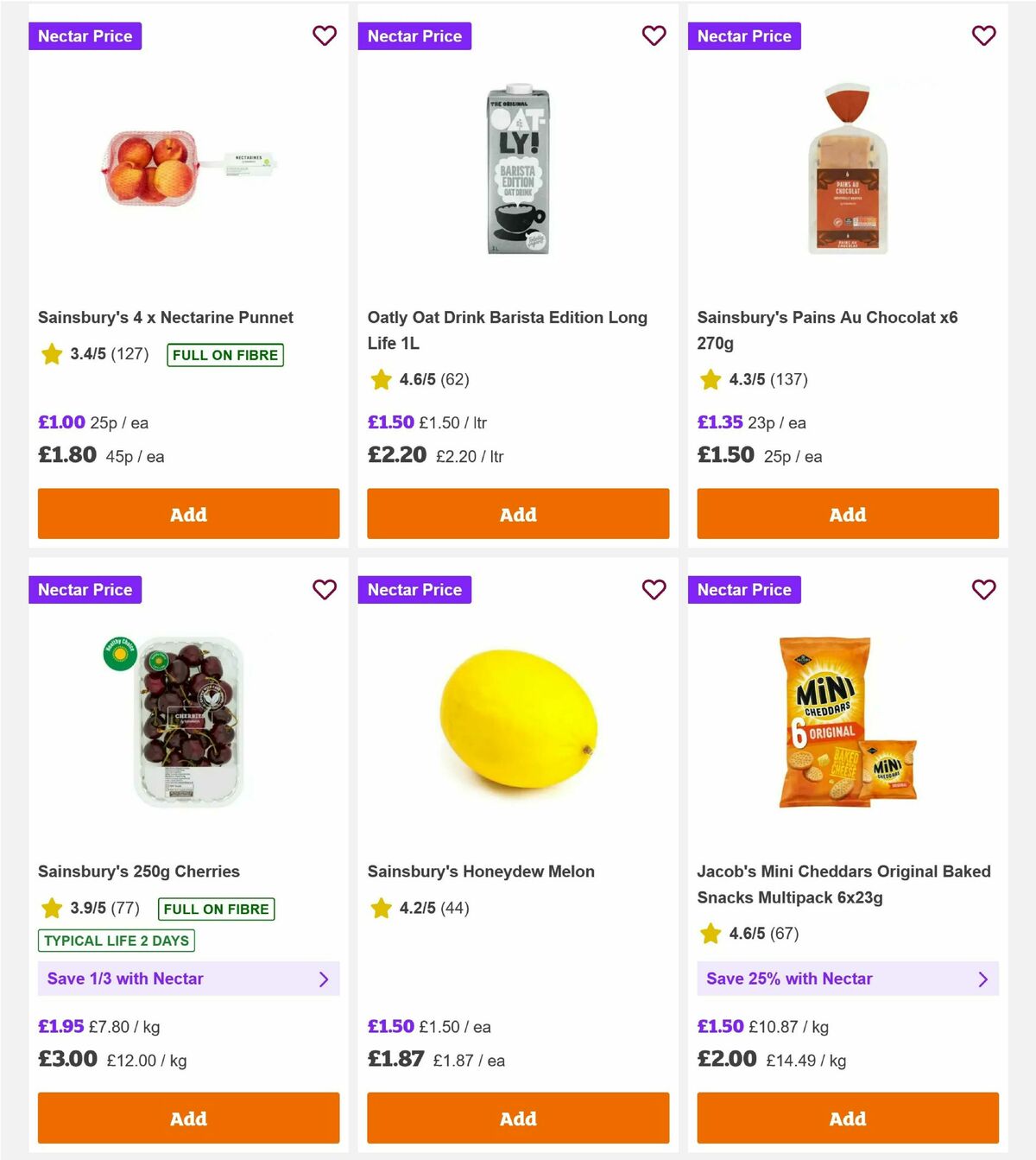 Sainsbury's Offers from 17 July