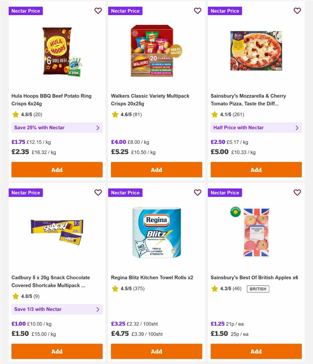 Sainsbury's Offers from 17 July